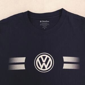 Volkswagen Crew Neck Graphic Short Sleeve T Shirt Adult Mens Size XL Navy Blue